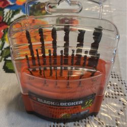 Black And Decker General Purpose Drill Bit Set