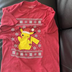 Pokemon pikachu shirt size L - $8