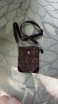 Coach purse brown