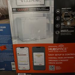 Vissani 8.8 Cu Ft Smart Convertible Chest Freezer/ Refrigerator 
