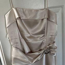 Satin Dress Size M