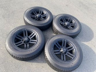FORD F150, 6 LUG, MB WHEELS SET, GENERAL GRABBER P255 70 17