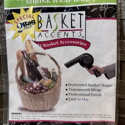 Basket Accents Shrink Wrap Bags