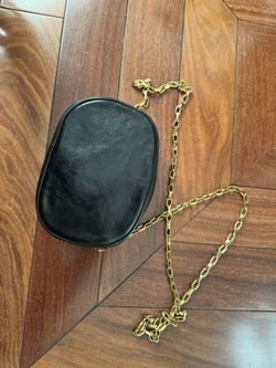 Ann Taylor Mini Crossbody Bag With Gold Chain Strap