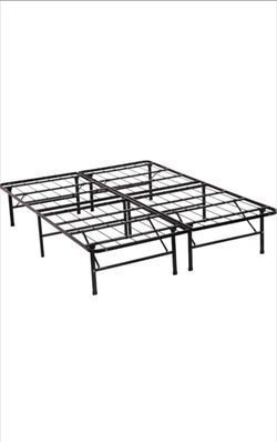 queen metal bedframe
