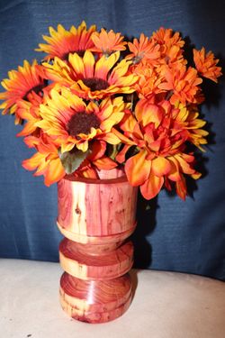 Wood Vases