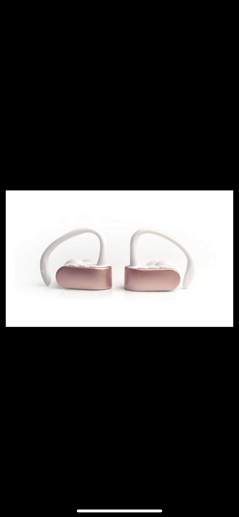 Rose Gold Wireless Earbud Headphones
