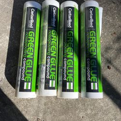 Green glue 28oz Tubes Acoustic Noiseproofing Compound 