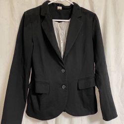 Swell Womens cotton blazer Suit Jacket. Black. Small. Business Attire