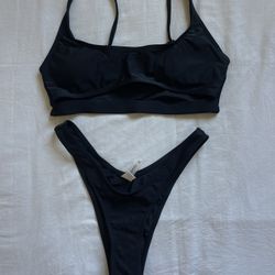 black bikini