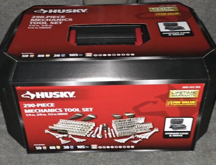 Husky Mechanic Tool Set 290 piece No Low Offers/Trades, Pls. Pick up in Burien