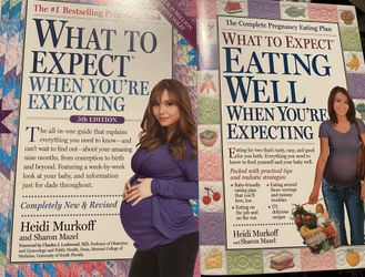 What to Expect When You’re Expecting/Eating Well Book-BRAND NEW