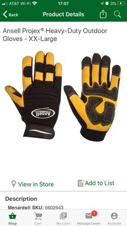 New heavy duty work gloves