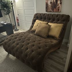 Brown Chaise 