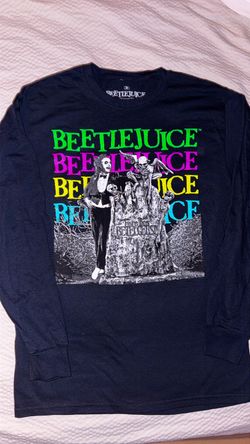 Beetlejuice Long Sleeve Graphic T-Shirt medium