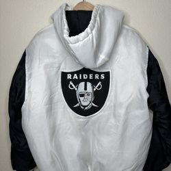 Vintage NFL Raiders Reebok Sports Jacket