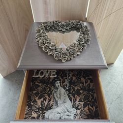  Custom Painted Nightstand 