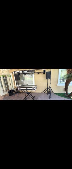 Dj set up, complete