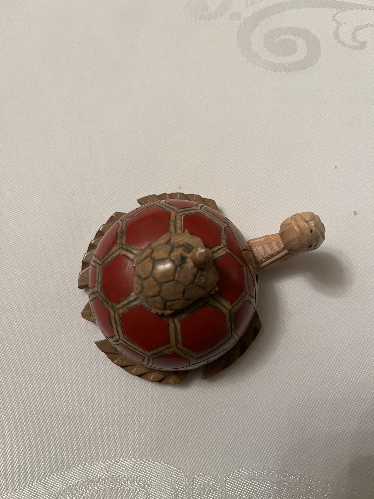2000s, Carved Turtle on Turtle - Removable Top, Vietnam