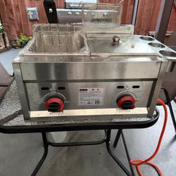 Comercial Propane Deep Fryer 