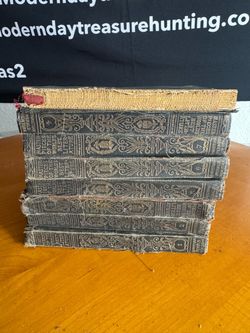 Antique 1905 Masterpieces of the World’s Best Literature – 7 Volume Book Set