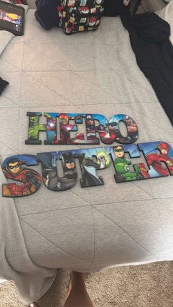 Super hero sign
