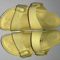 Yellow Birkenstocks
