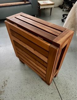 Beautiful IKEA wood foldable table