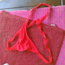 A Sexy Pair Of Red G-string Panties 