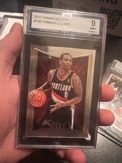 2012 Panini Select Damian Lillard Rookie RC Graded 9 Mint 