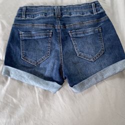 Jean shorts and skirts