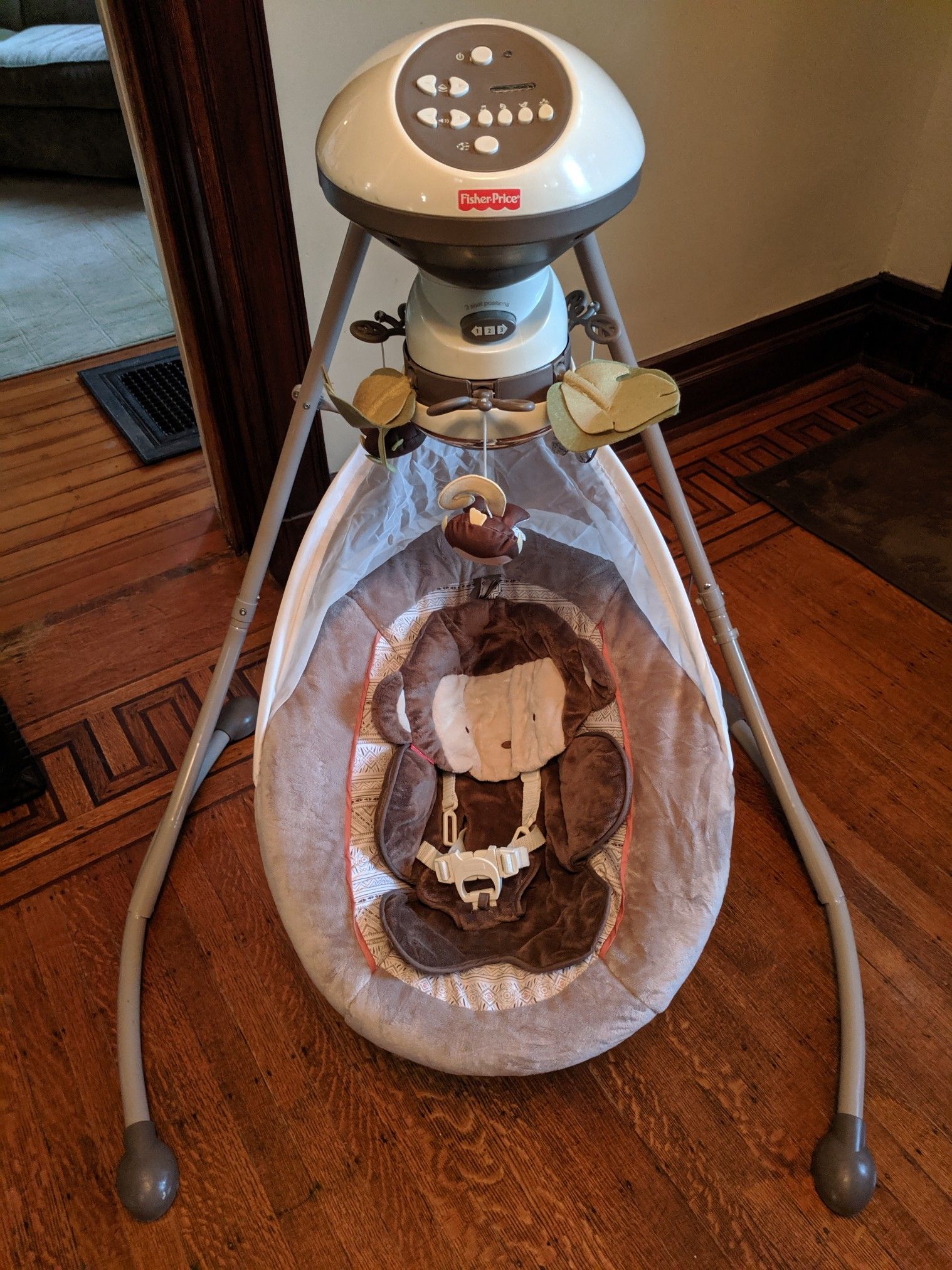 Fisher Price My Little SnugaMonkey Cradle Swing