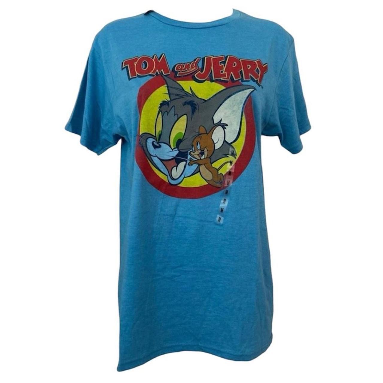 (NWT) Tom & Jerry Men’s Blue Tee, Medium