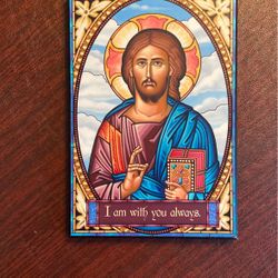 Christ The Pantocrator Icon Plaque Monastery Icons