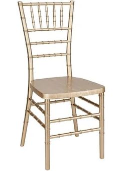 Champagne Gold Chivary Chair (RENT)