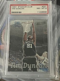 Tim Duncan Rookie Graded Card