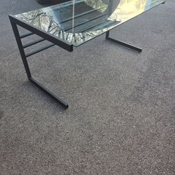 Glass desk