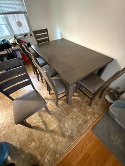 Ashley Dining table and 6 chairs