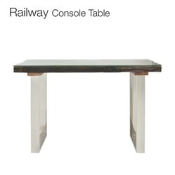 Wood Console Table