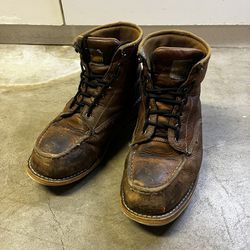 Carhartt waterproof steel toe boots