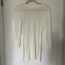 White Swim Cover Up 