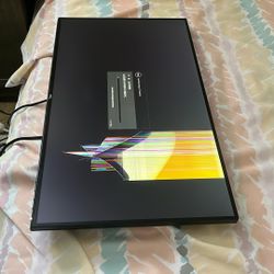 Dell U2718Q for parts, cracked screen
