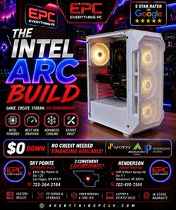 Intel Arc RGB Gaming Build | Flexible Financing with $0 Down Options