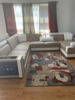 Sectional leather set brand new