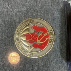 Red Devils 1-504th Parachute Infantry Regiment Medallion