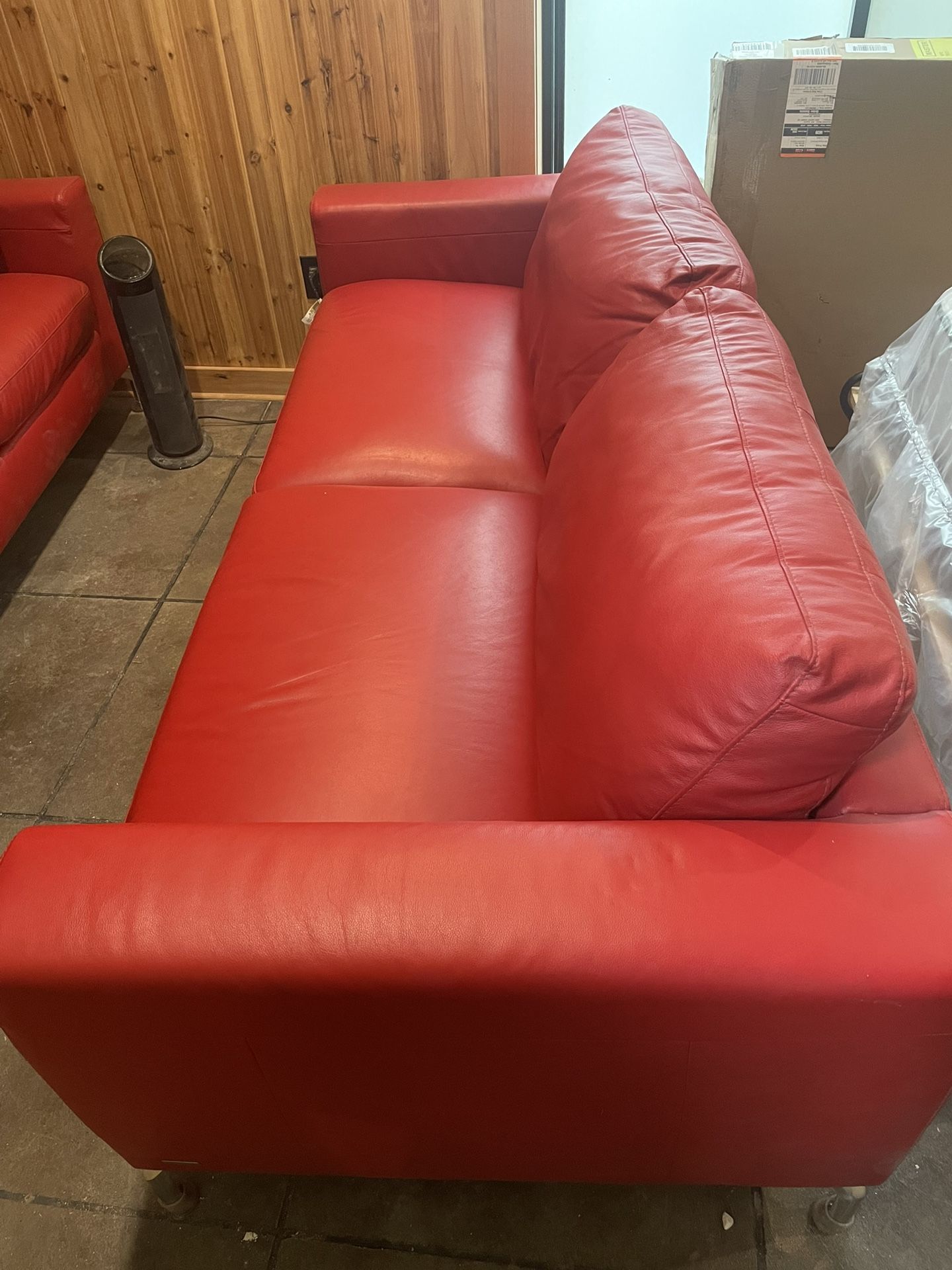 Natuzzi Italian Leather Sofa.