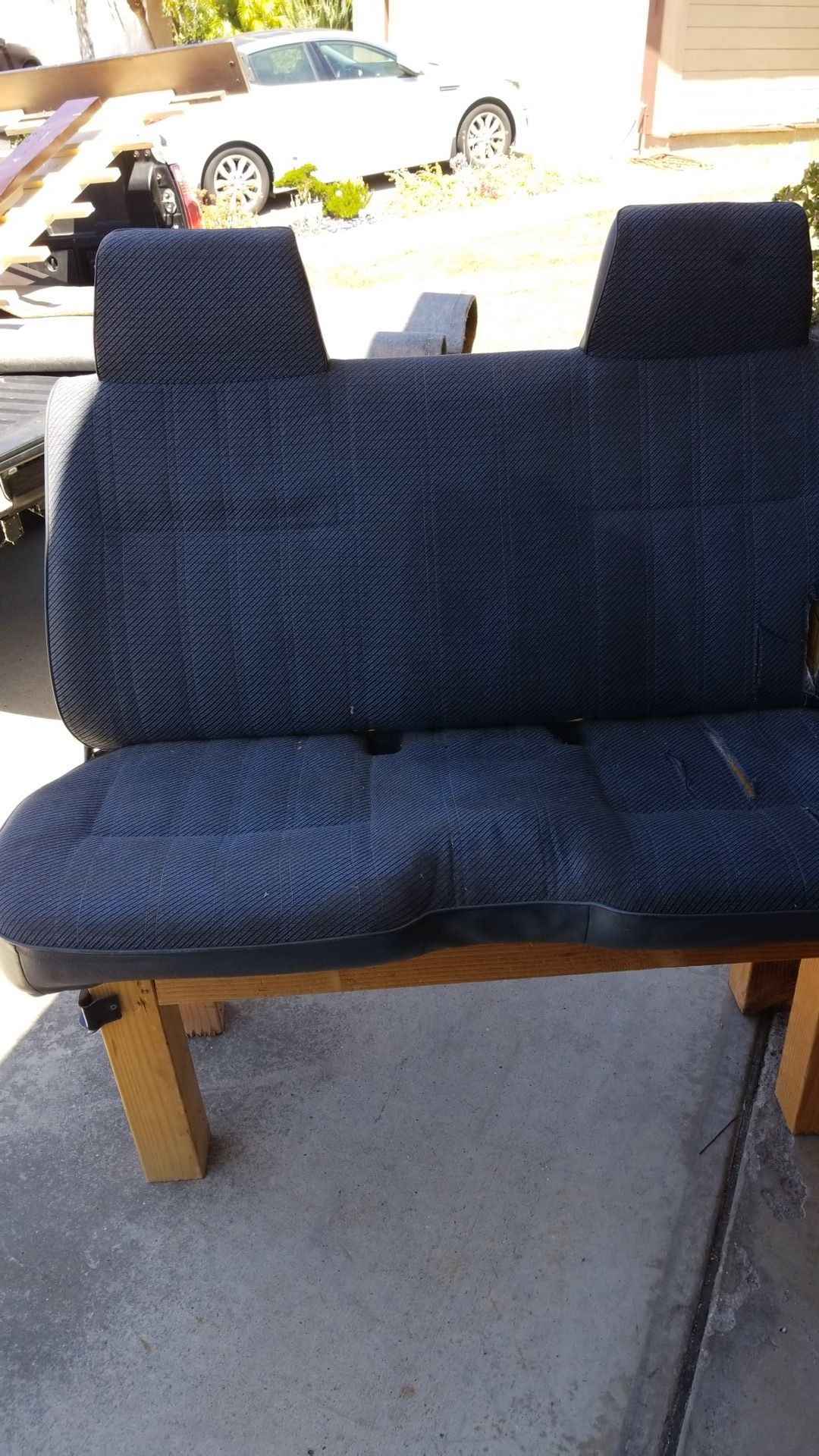 Truck Bench Seat couch/garage couch