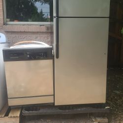 refrigerator, washer, microwave 