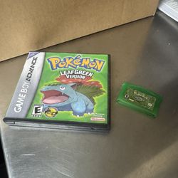 Pokémon Leaf green GameBoy Advance