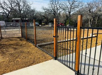 5’ x 8’ Steel Fence Panel - Galvanized Powder Coated